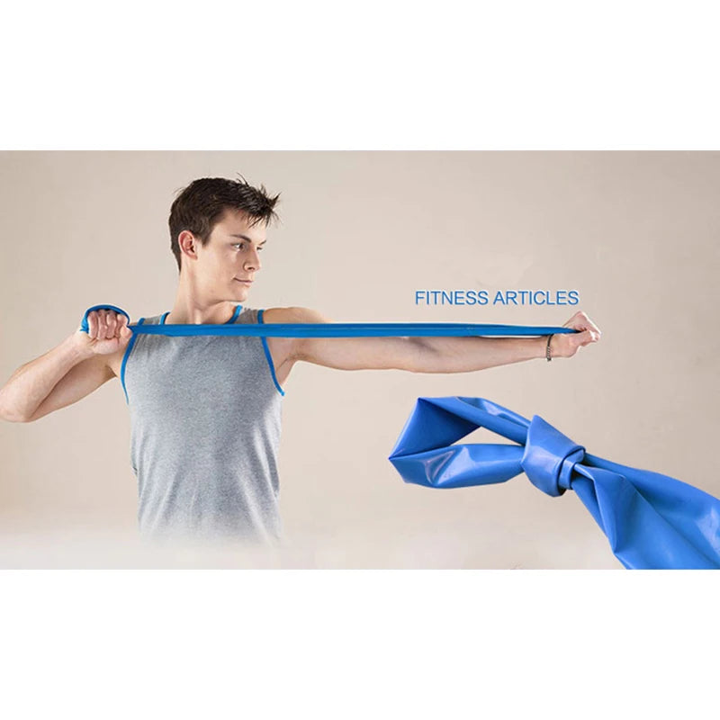 15m Yoga Tension Band Resistance Bands Yoga Gym Elastic Gum Strength Pilates Cross Fit Rubber Pull Band Gym Sports Exercise Band